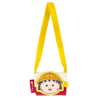 Miravivi 櫻桃小丸子杯套提袋 35x13cm 可愛風水壺飲料提袋, 小丸子學生, 1個