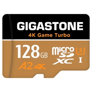 GIGASTONE 立達 MicroSDXC U3 A2 4K 記憶卡, 128GB, 1個