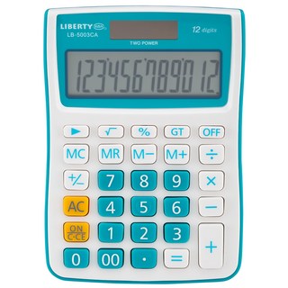 LIBERTY 利百代 計算機 LB-5003CA, 1個, 藍色