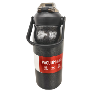 316不鏽鋼手提保溫壺 BD-500A, 黑色, 1.3L, 1個