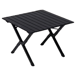 理享家 高碳鋼加厚折疊戶外露營桌 中款, 90cm, 90 x 60 x 45cm, 黑色, 1個