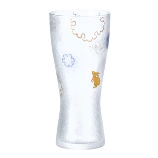 ADERIA 日本製 雪兔對杯禮盒 310ml 149 x 69mm 2個, 透明, 1盒