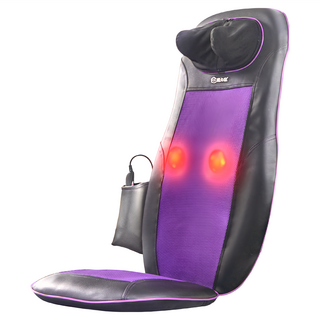 MOLIJIA 魔力家 M619摩術大師頸背多功能按摩椅墊, 多合一功能 溫熱按摩, BY060019, 奢華紫