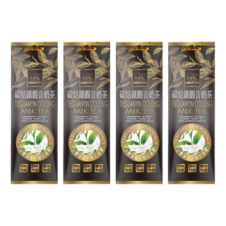 AWAStea 阿華師 碳焙鐵觀音奶茶, 原片研磨茶包, 50g, 1包, 4包