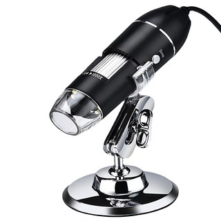 高清三合一 數位顯微鏡 1600倍 LED燈 USB/Type-C/Micro USB連接, 1台