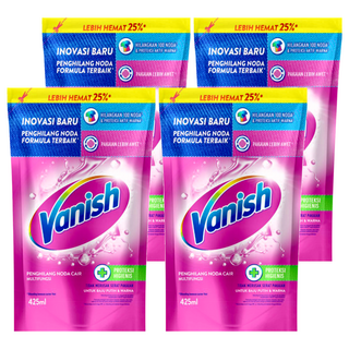 Vanish 漬無蹤 衣物去漬液, 425ml, 4包