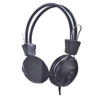 E-books 翻轉伸縮頭戴式耳機麥克風, 可調式頭戴, 40mm驅動單元, E-EPA236