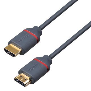 PHILIPS 飛利浦 HDMI 影音傳輸線 4K 60Hz 18Gbps 5m, SWV5653G, 1條