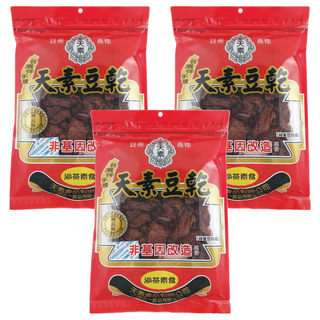 天素食品 沙茶素食豆乾 台灣伴手禮, 330g, 3包