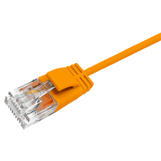 POLYWELL 寶利威爾 CAT6 極細高速網路線 RJ45福祿克認證 PW15-W58-S020, 橘色, 2m, 1條