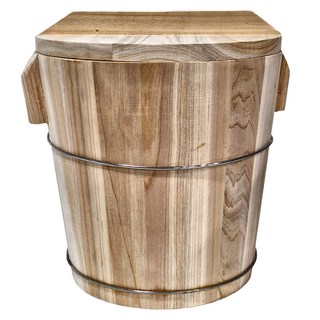 東源益 木飯桶 含蓋 - 9寸(5斤) 中國產地, 1個, 木