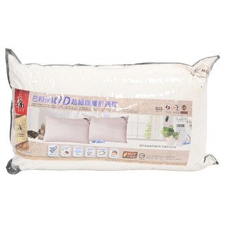 PATTON POLO 巴頓保羅 7D超細纖維舒適枕 曝曬可恢復蓬鬆與殺菌 材質透氣不易悶熱 不易扁塌, 45 x 75 x 20cm, 1個, 白色