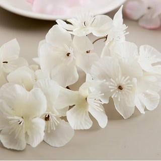 flowertree 人造櫻花花瓣袋, 乳白色, 100個