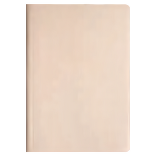 LHiDS 磁吸收納筆記本 A6, 防水PU皮革, 附磁吸紙夾, 輕巧隨扣夾, 空白內頁, 初秋栗杏, 1本