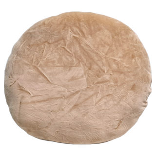 HONG JIN 宏晉 圓形麻糬抱枕 - 淺咖啡, 40 x 40cm