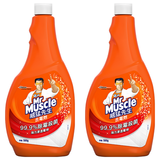Mr Muscle 威猛先生 去霉劑 補充瓶 99.9%除霉殺菌 強力渗透霉根, 500g, 2瓶