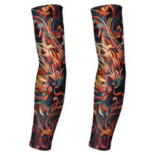 冰絲防曬刺青均碼袖套, 風舞九州