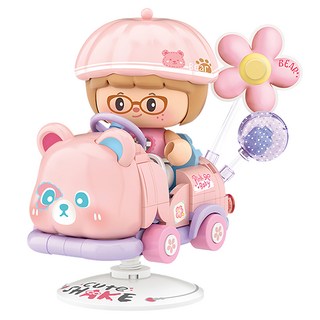 LoZ 微型積木 4301, 粉熊搖搖車, 1個