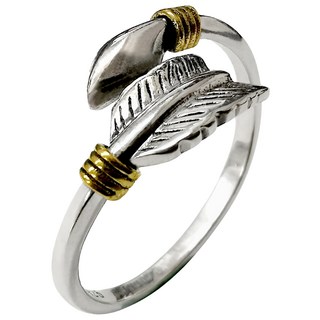 財神小舖 925純銀幸運神箭戒指 活圍戒, 活圍戒, RS-049, 銀色