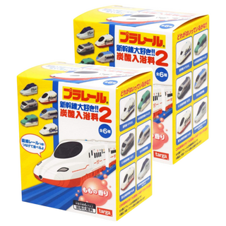 targa 泡澡沐浴球 PLARAIL 新幹線 碳酸入浴料2 全6種, 75g, 2個
