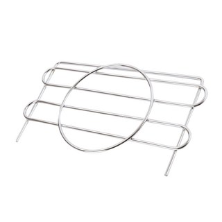 KI WISH 居家生活 鍍鉻圓圍籬 鐵架專用補強配件,適用長度 35/46/90cm, 銀色, 1個