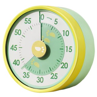 上手家居 番茄鐘刻度款 綠色系 時間管理 學習計時器, 1個
