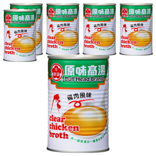 牛頭牌 原味高湯 雞肉風味, 411ml, 6罐