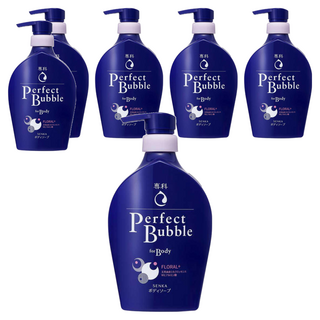 SENKA 專科 超微米完美泡泡沐浴乳 清新花香, 500ml, 6瓶