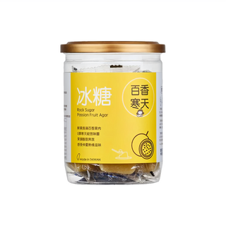 蜜思朵 冰糖百香寒天, 鮮黃飽滿百香果肉, Q彈寒天綻放味蕾, 果韻酸甜奔放, 204g, 1罐
