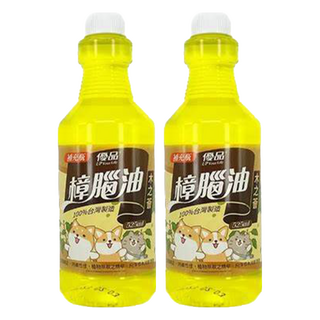 優品 樟腦油 柴語錄聯名款 525ml 補充瓶, 2瓶