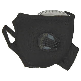 3D立體活性碳防空汙運動口罩 兒童用, 純黑色, 5個裝, 1包