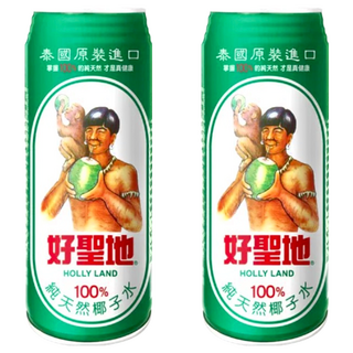 好聖地 100%純天然椰子水, 520ml, 2罐