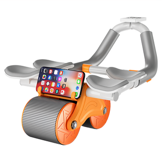 小麥購物 自動回彈腹肌輪 33 x 25 x 10cm 1.1kg, C215, 橘色