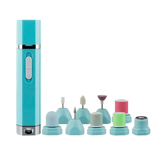 9合1電動磨甲器/電動指甲器/多功能磨腳器電動女款, 1個, 混合色
