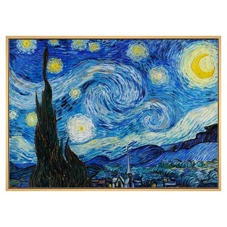 菠蘿選畫所 梵谷 星夜 AVAR5713D, 木色