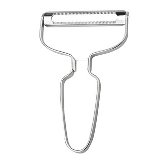 AHOYE 不鏽鋼削皮器, 1個, 單一顏色, 鋒利刀片，輕鬆削皮，廚房必備