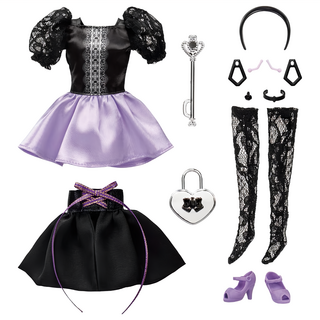 TAKARA TOMY Licca 莉卡娃娃 #licca#17歲, 暗黑之夜蕾絲 黑色 + 紫色, 1盒