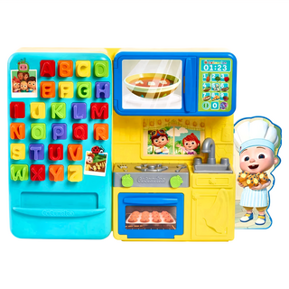 CoComelon 可可瓜 學習小廚房, 建議年齡18個月以上, 39.4 x 14 x 40.7cm, 1組
