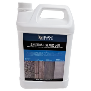 KINGCAT 貓王油漆 水性透明不變黃防水膠, 1桶