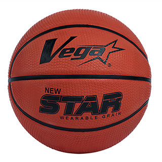 Vega ALL STAR 耐磨星星顆粒橡膠籃球, OBR-736S, 1個
