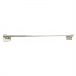 妃妃嚴選 太空鋁免釘毛巾架, 單桿60cm, 白色, 1個