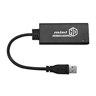 Max+ USB3.0(公) to HDMI(母) 外接顯示卡-黑, 單一商品, 1個
