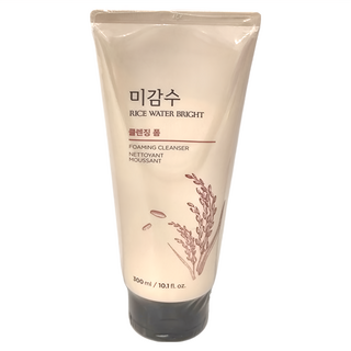 THE FACE SHOP 菲詩小舖 fmgt 丰米水活 柔嫩水潤純米洗面乳 洗後滋潤不緊繃 維持肌膚健康亮麗, 300ml, 1條