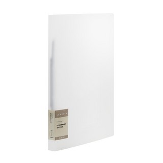 Lan CHYn 連勤牌文具 lcw012 本色右中鐵製彈簧夾 文件夾 簡約風辦公用品, 1入, 透白