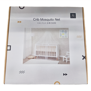 KU.KU Duckbill 酷咕鴨 嬰兒床蚊帳 加密柔軟網紗 組裝簡單便利 加長落地蚊帳, KUKU PLUS全罩式蚊帳, 單一顏色