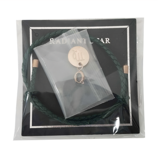 RADIANT STAR 璀璨之星 占星物語 可換墜飾星座符號可調式真皮編織手環 VRS148-159