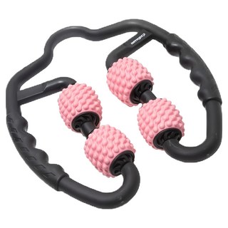 捷華 按摩滾輪 肌肉放鬆, 粉, 1入