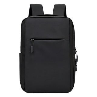 捷華 ZWX牛津布休閒雙肩包 黑色, 39 x 28 x 11cm