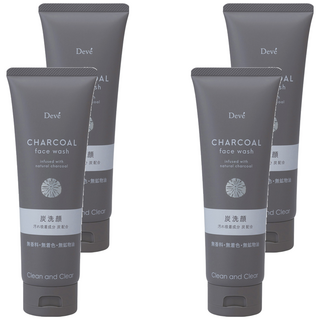 KUMANO 熊野油脂 Deve炭洗面乳, 深入清潔毛孔 170g, 4條