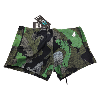 MAD WAVE 男性泳褲，迷彩圖案, S, Green